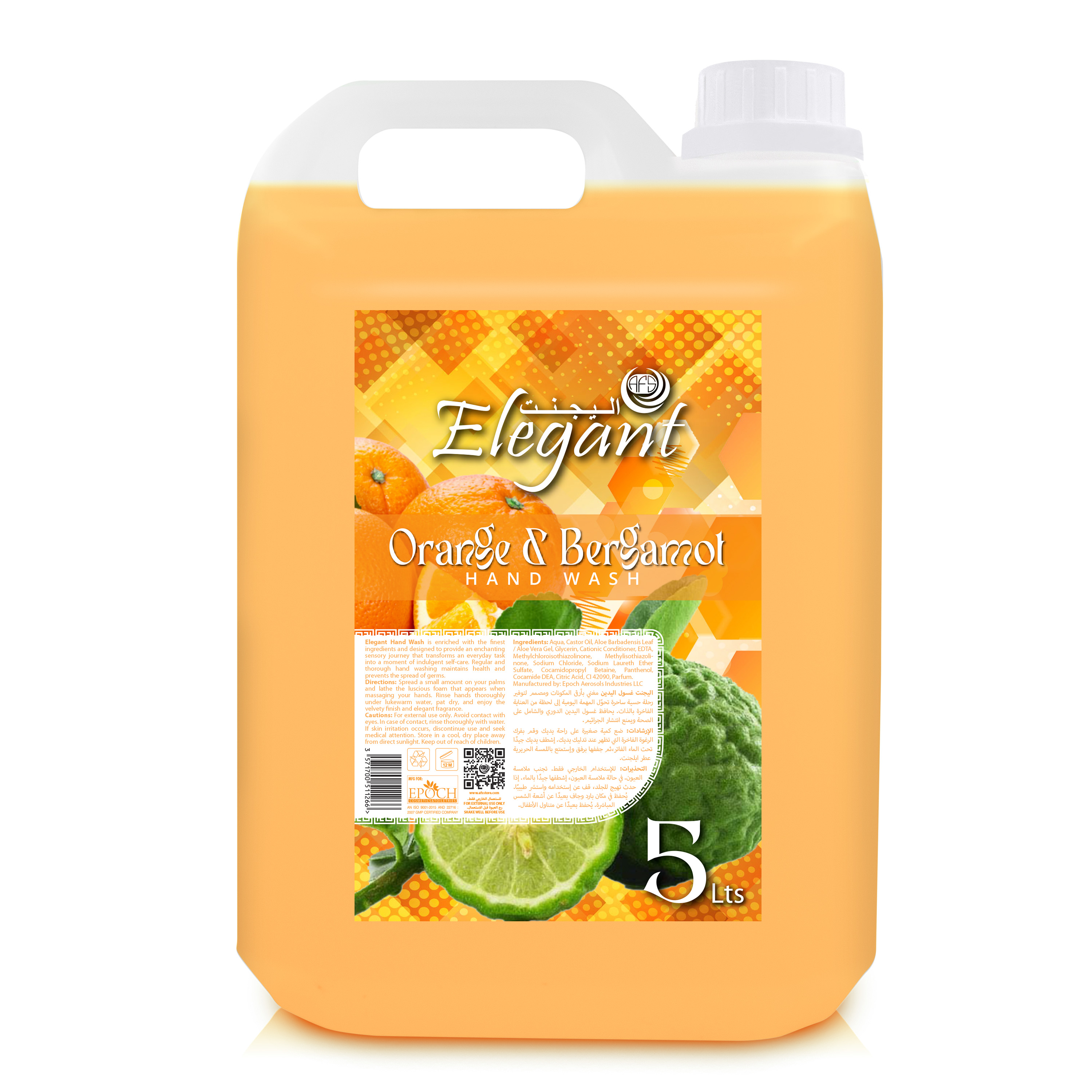 Orange & Bergamot 5 Liter Hand Wash Refill